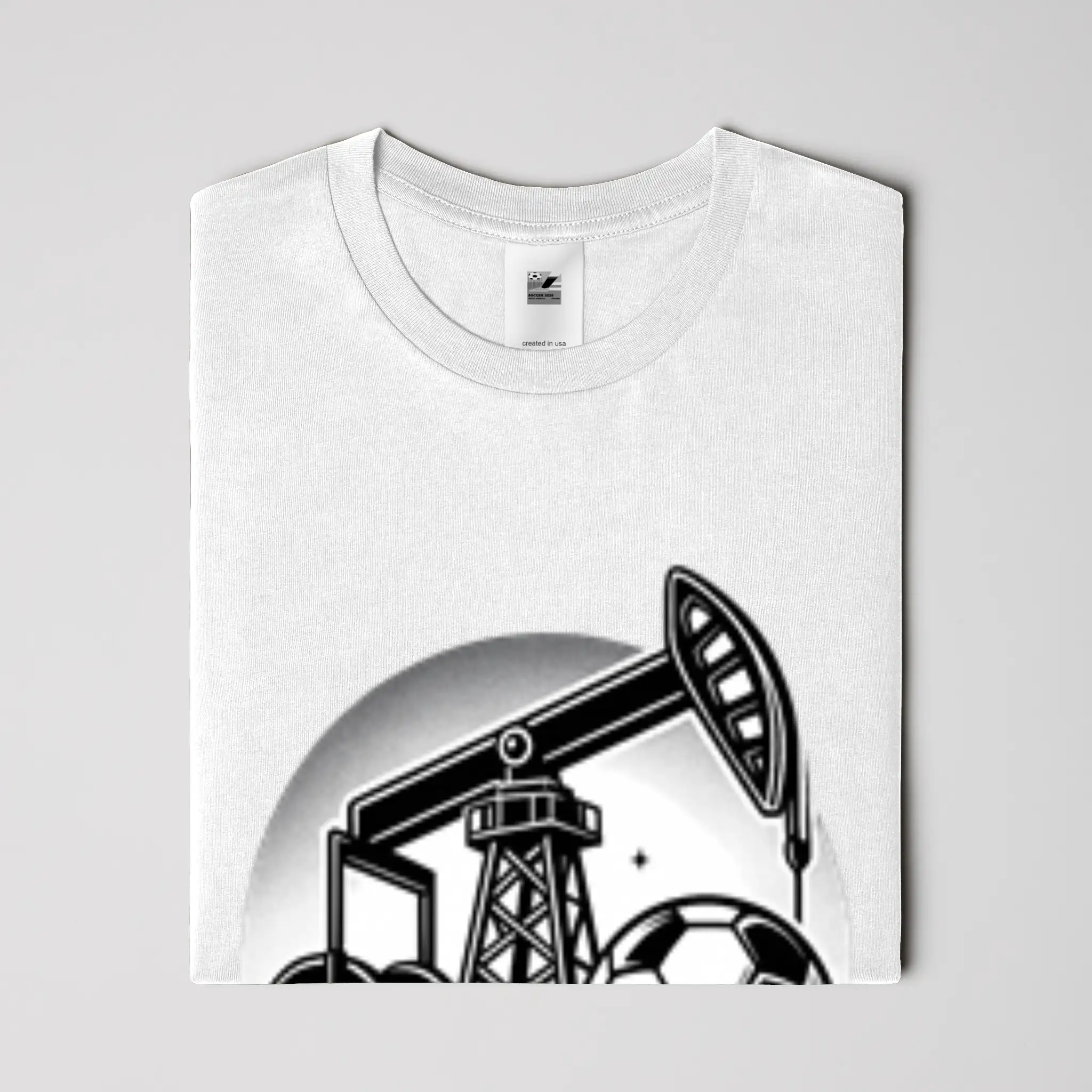 Houston Oil USA-Made 100% Cotton T-Shirt