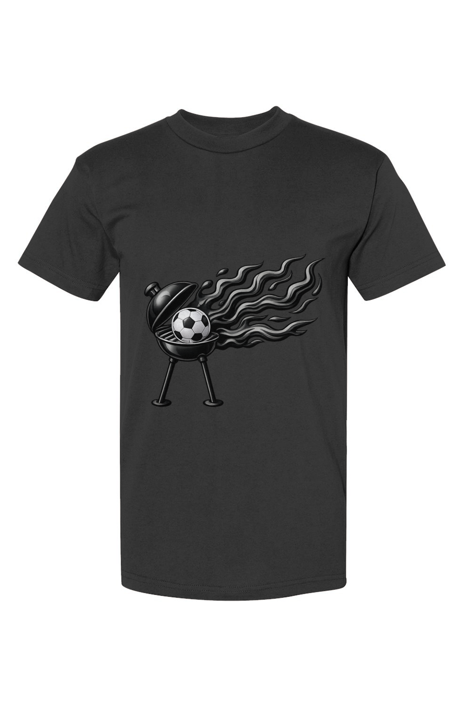 Soccer Grills USA-Made 100% Pre-Shrunk Comfortable Cotton T-Shirt