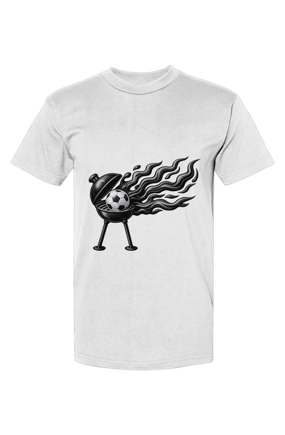 Soccer Grills USA-Made 100% Pre-Shrunk Comfortable Cotton T-Shirt