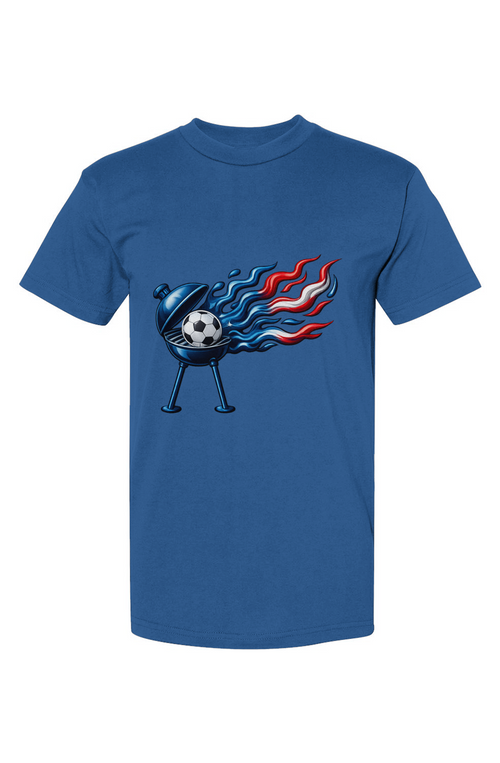 Amrrican [sic] Soccer Grills USA-Made Pre-Shrunk Comfortable Cotton T-Shirt