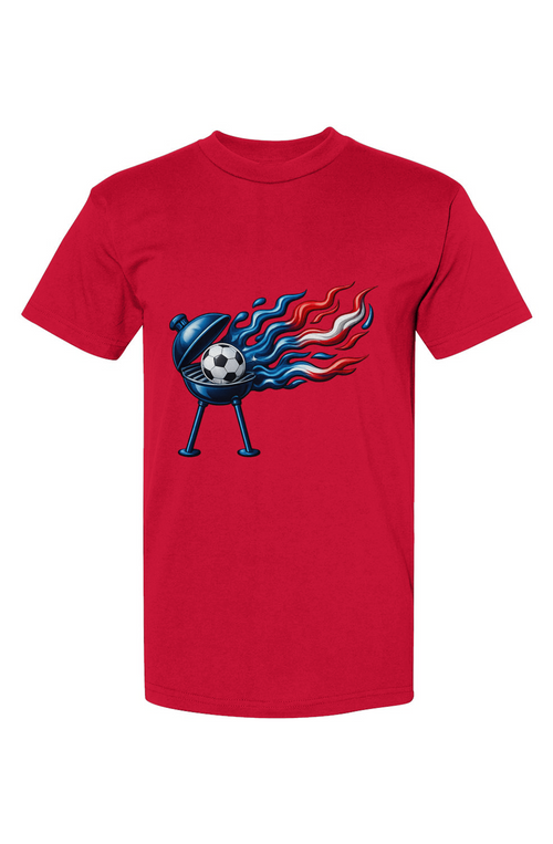 Amrrican [sic] Soccer Grills USA-Made Pre-Shrunk Comfortable Cotton T-Shirt