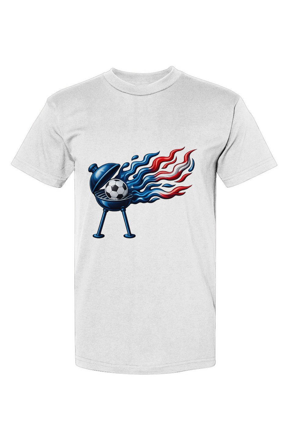 Amrrican [sic] Soccer Grills USA-Made Pre-Shrunk Comfortable Cotton T-Shirt