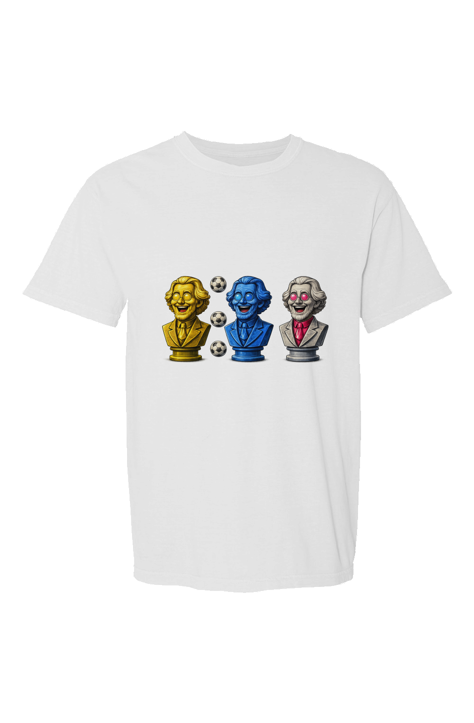 Presidential Soccer Balls Drop Made in USA Short Sleeve Crew T-Shirt