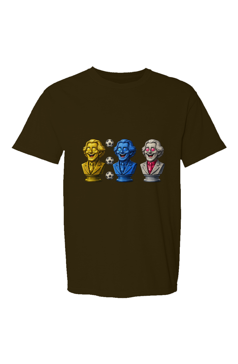 Presidential Soccer Balls Drop Made in USA Short Sleeve Crew T-Shirt
