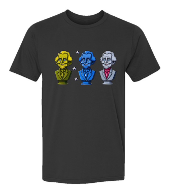 Presidential Soccer Balls Drop USA-Made Ringspun Unisex T-Shirt